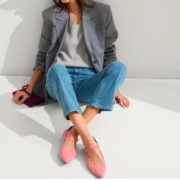 Rothy’s tulip pink May Jane ll flats sz 11 - Picture 2 of 15